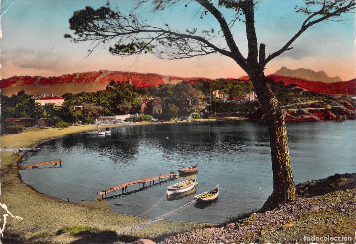 Postales: Postal de la Bah&iacute;a de Camp-Long en Saint-Rapha&euml;l, Costa Azul