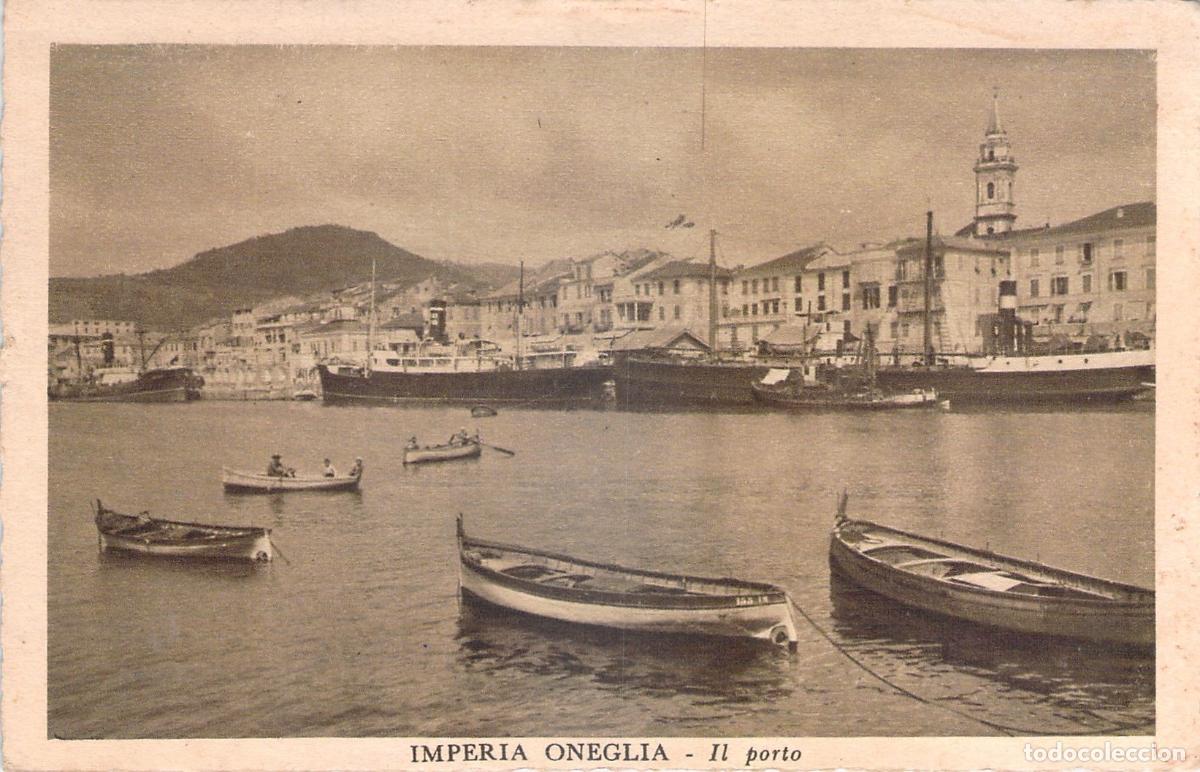 Postales: Postal de Italia Puerto de Oneglia en Imperia