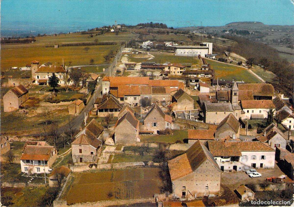 Postales: Postal de la aldea de Taiz&eacute; en Francia vista a&eacute;rea