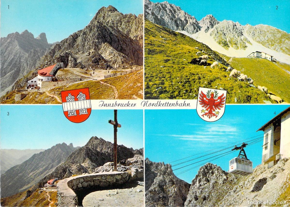 Postales: Postal de la Nordkettenbahn Innsbruck Alpes Austriacos