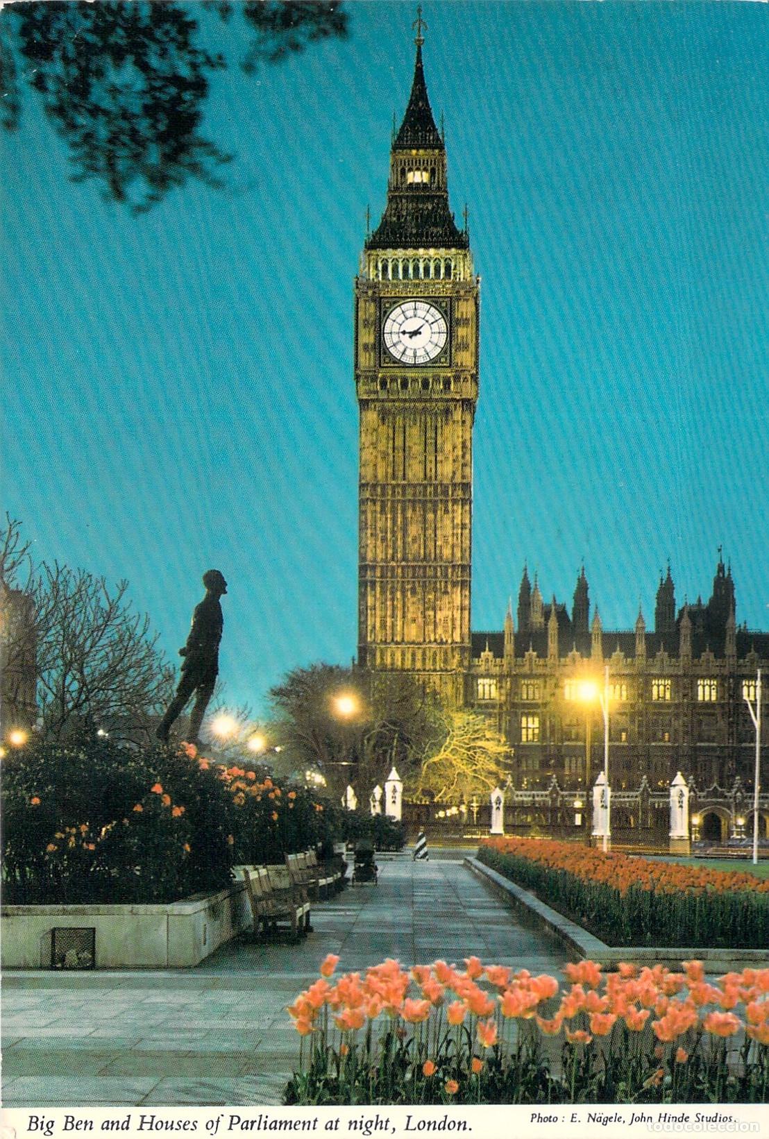 Postales: Postal de Big Ben y el Parlamento en Londres