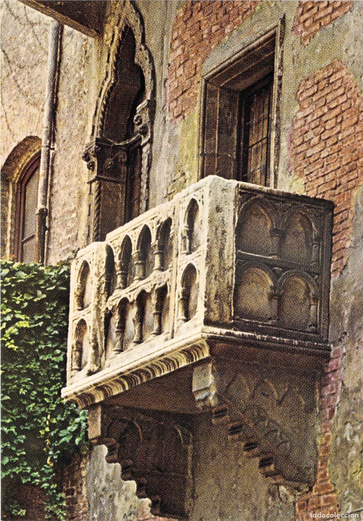 Postales: Postal de Verona: El famoso Balc&oacute;n de Julieta en Italia