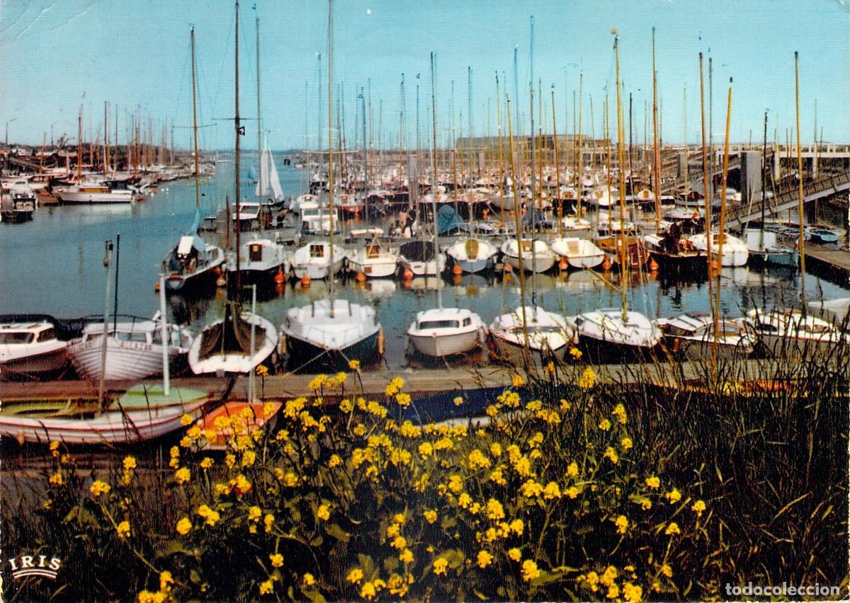 Postales: Postal de Nieuwpoort: Puerto Deportivo y Barcos en B&eacute;lgica