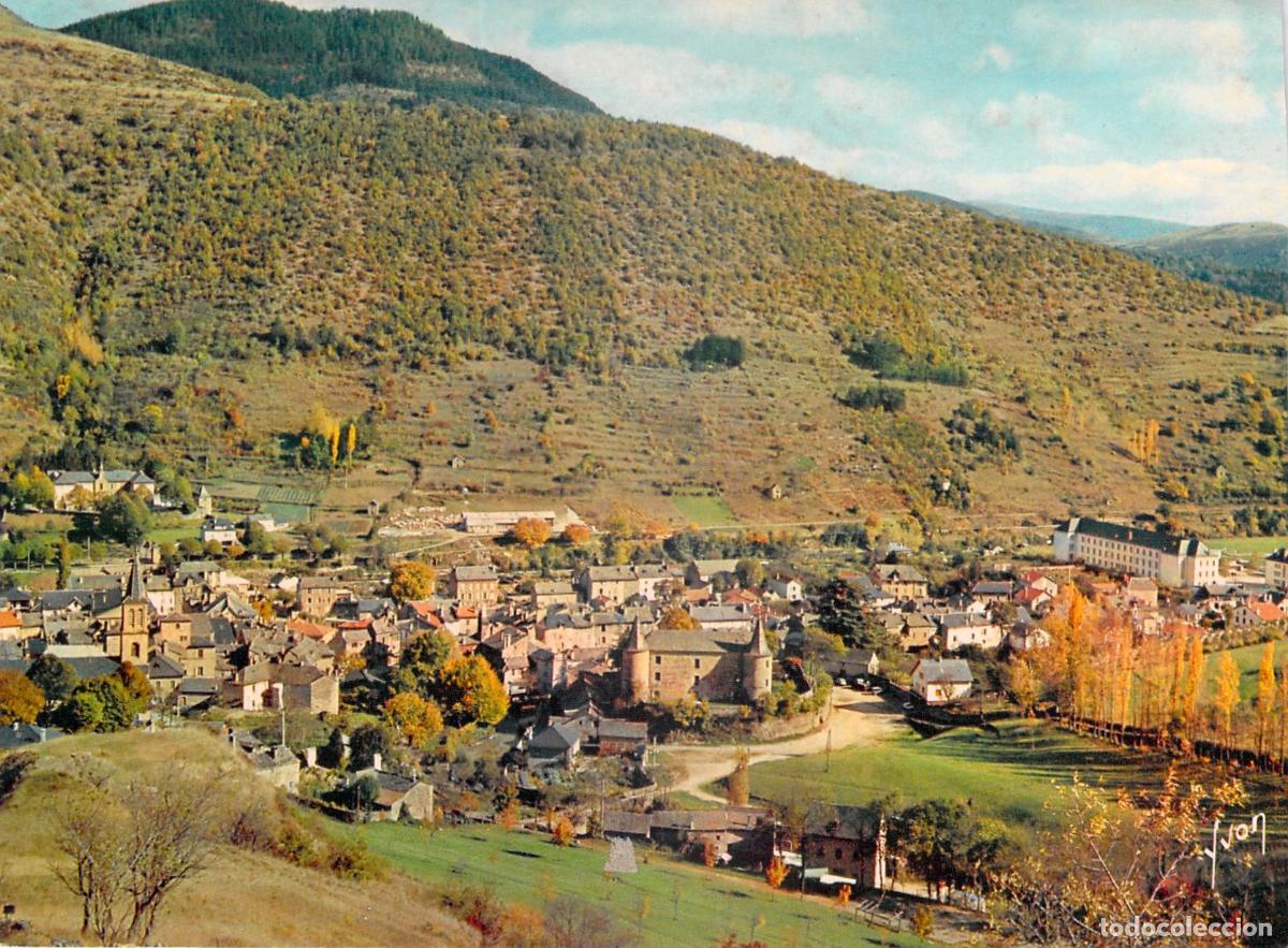 Postales: Postal de vista general de Florac en las Gorges du Tarn, Francia