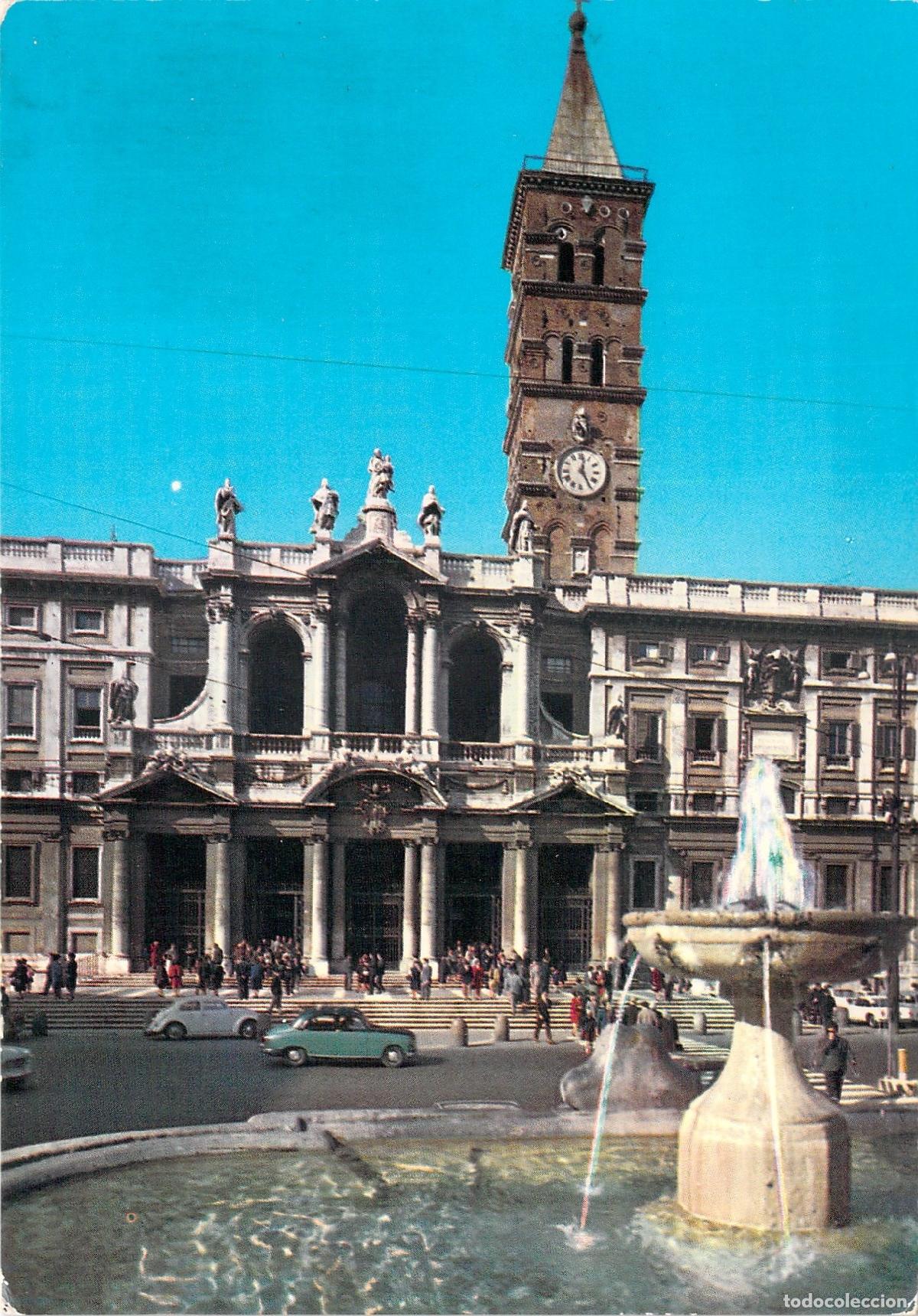 Postales: Postal de la Bas&iacute;lica de Santa Maria Maggiore en Roma