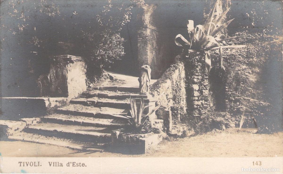 Postales: Postal de los jardines de Villa d'Este en Tivoli