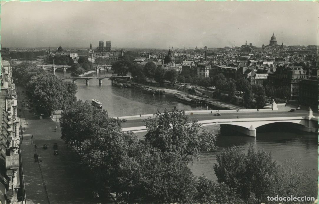 Postales: N&ordm; 132-PAR&Iacute;S. Francia. Vista panor&aacute;mica sobre el Sena. Sin circular. EDITIONS DU GLOBE