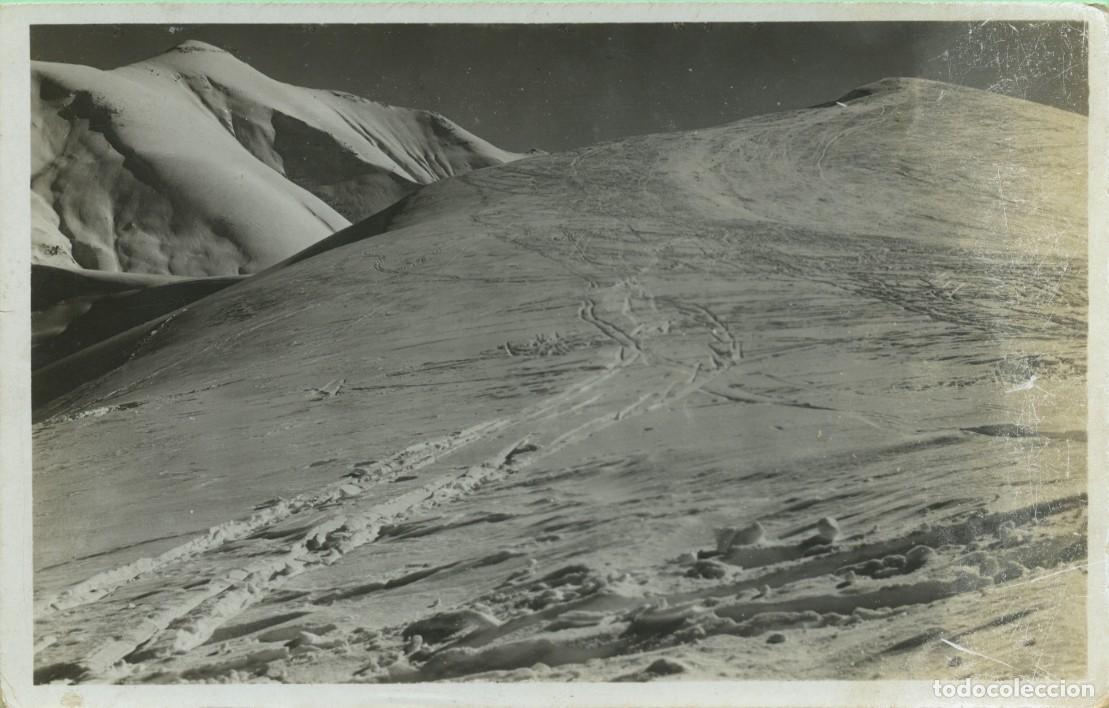 Postales: N&ordm; 54-MEG&Eacute;VE. Francia. El monte Joux y el monte Joly. Deportes de invierno. Sin circular. ED. L. MOR