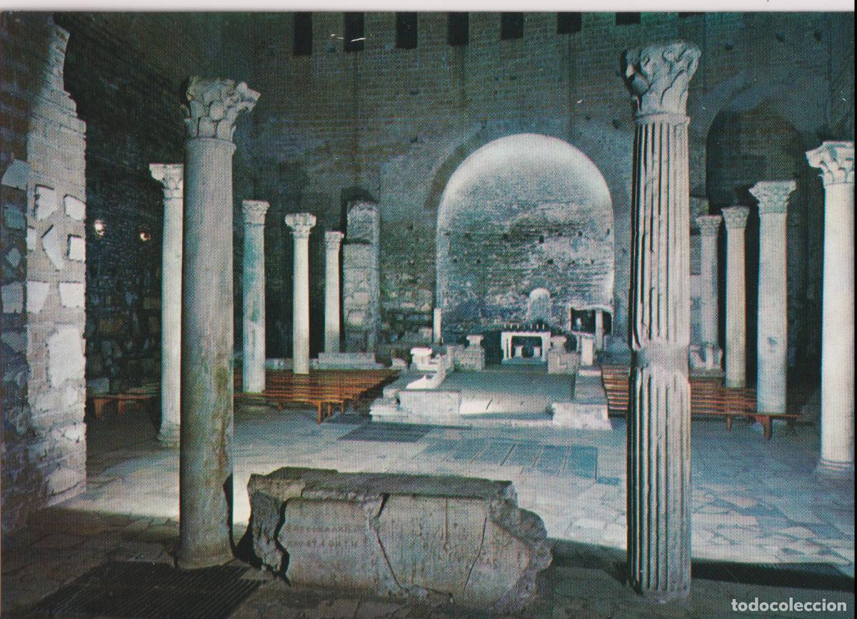 Postales: ITALIA, ROMA, CATACOMBA DI S.DOMITILLA, LA BAS&Iacute;LICA &ndash; FOTOCOLOR &ndash; S/C