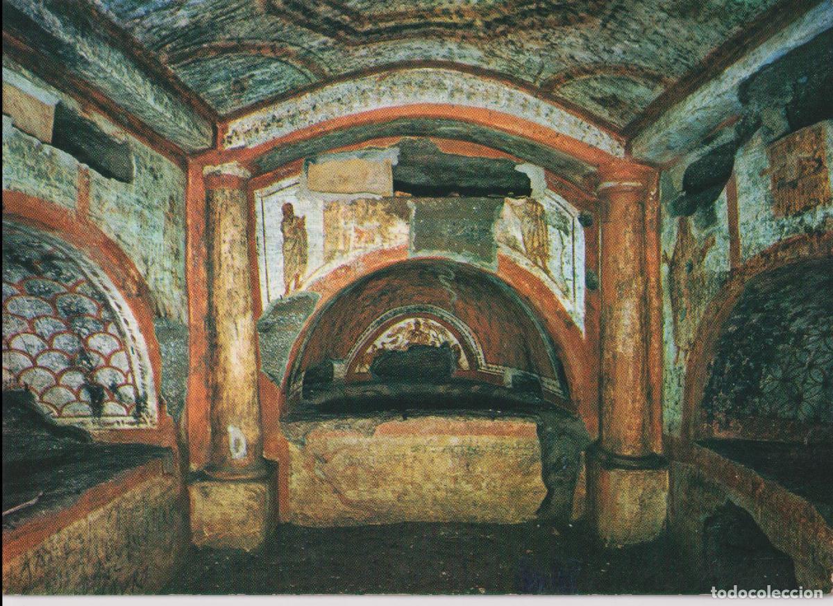 Postales: ITALIA, ROMA, CATACOMBA DI S.DOMITILLA, CRIPTA DI ORFEO &ndash; FOTOCOLOR &ndash; S/C