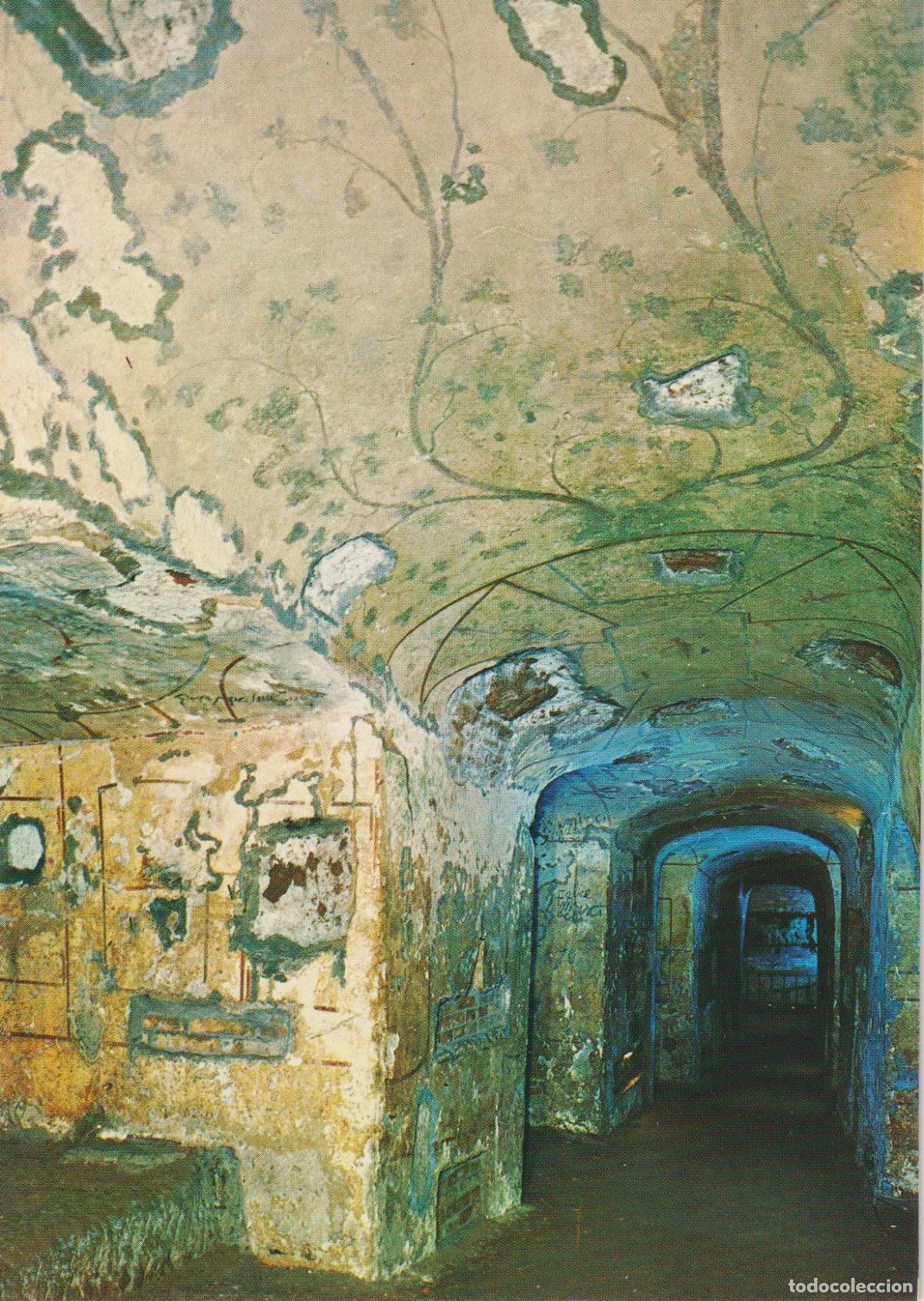 Postales: ITALIA, ROMA, CATACOMBA DI S.DOMITILLA, GALLERIA DEI FLAVI &ndash; FOTOCOLOR &ndash; S/C