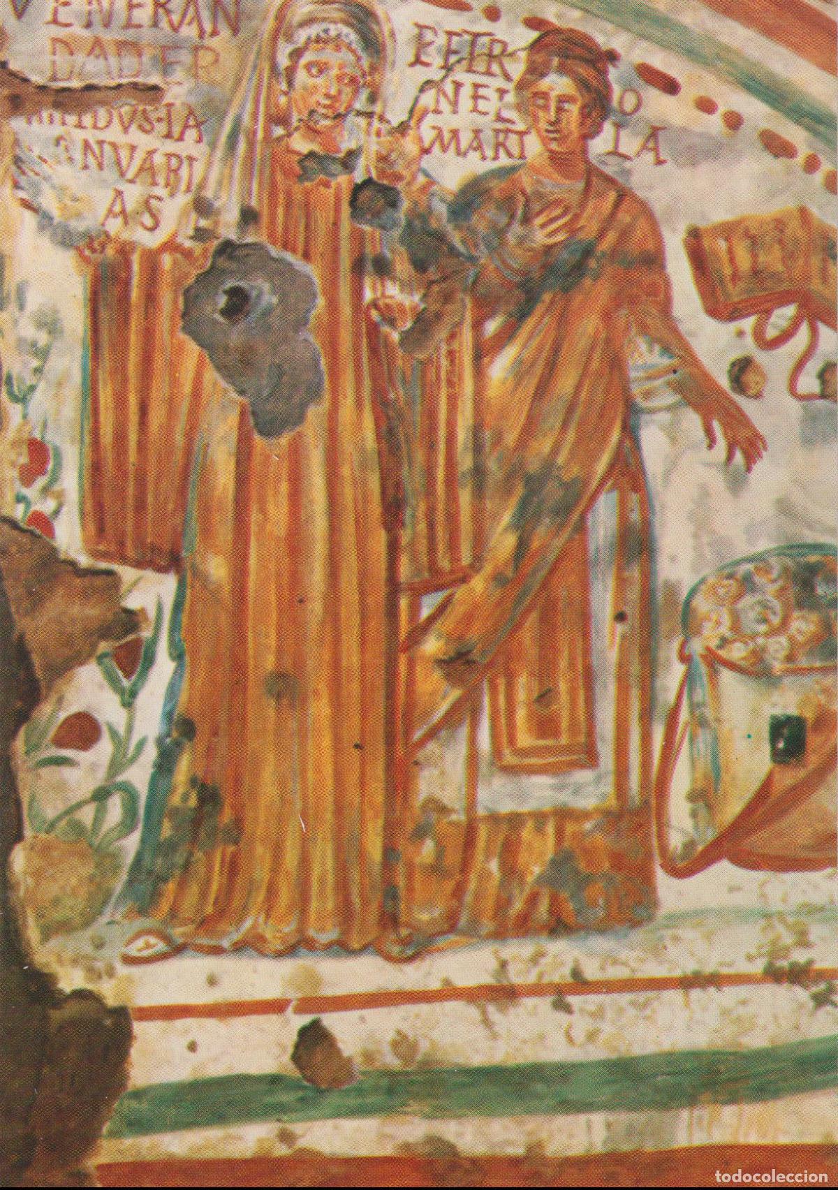 Postales: ITALIA, ROMA, CATACOMBA DI S.DOMITILLA, VENERANDA Y SANTA PETRONILA &ndash; FOTOCOLOR &ndash; S/C