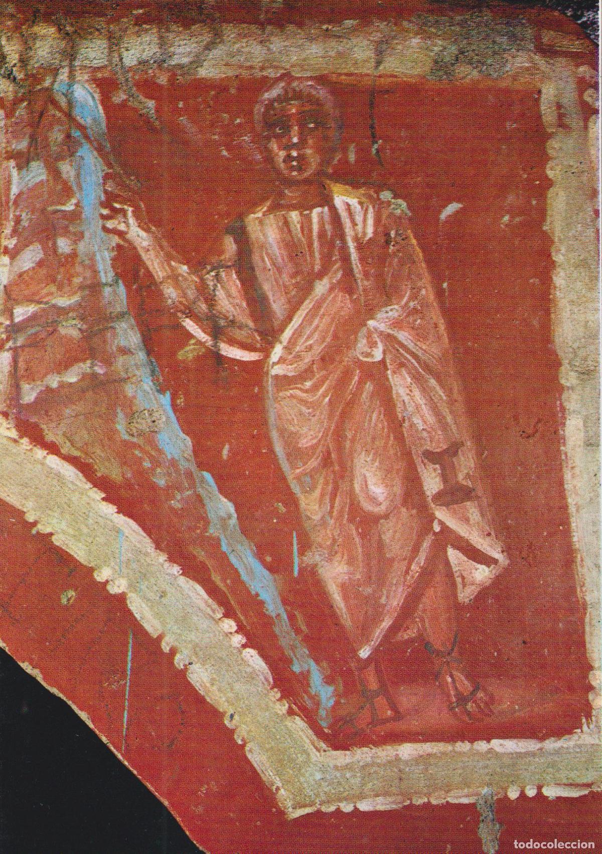 Postales: ITALIA, ROMA, CATACOMBA DI S.DOMITILLA, MOISES VENCE LA ROCA &ndash; FOTOCOLOR &ndash; S/C