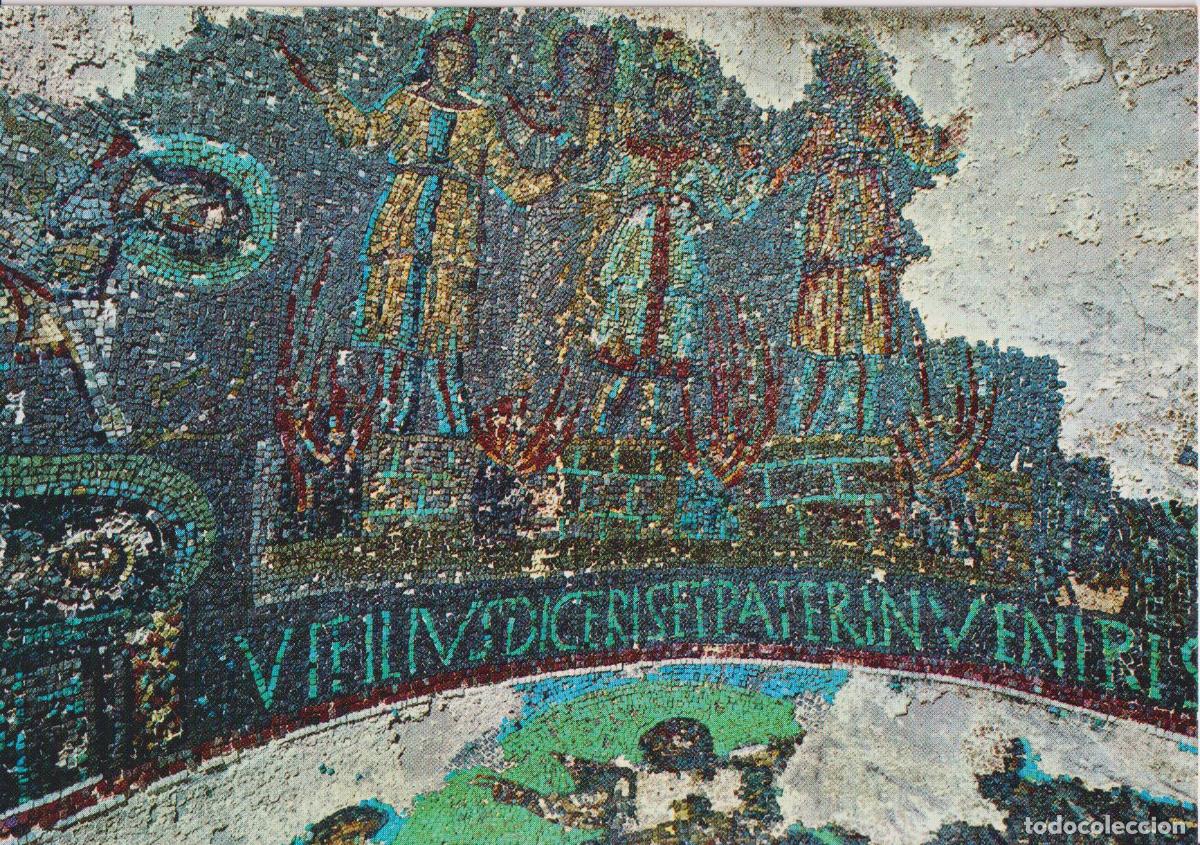 Postales: ITALIA, ROMA, CATACOMBA DI S.DOMITILLA, MOSAICO DE UN ARCOSOLIUM &ndash; FOTOCOLOR &ndash; S/C