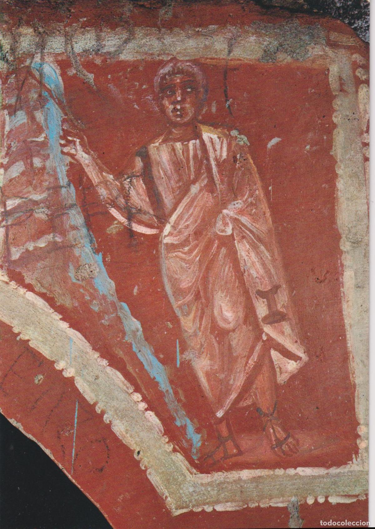 Postales: ITALIA, ROMA, CATACOMBA DI S.DOMITILLA, MOISES VENCE LA ROCA &ndash; FOTOCOLOR &ndash; S/C