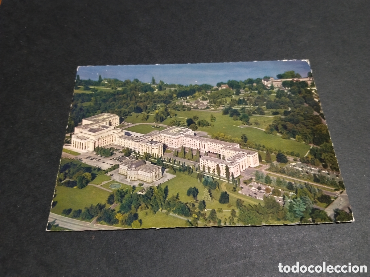 Postales: Postal Gen&egrave;ve Palacio de las Naciones