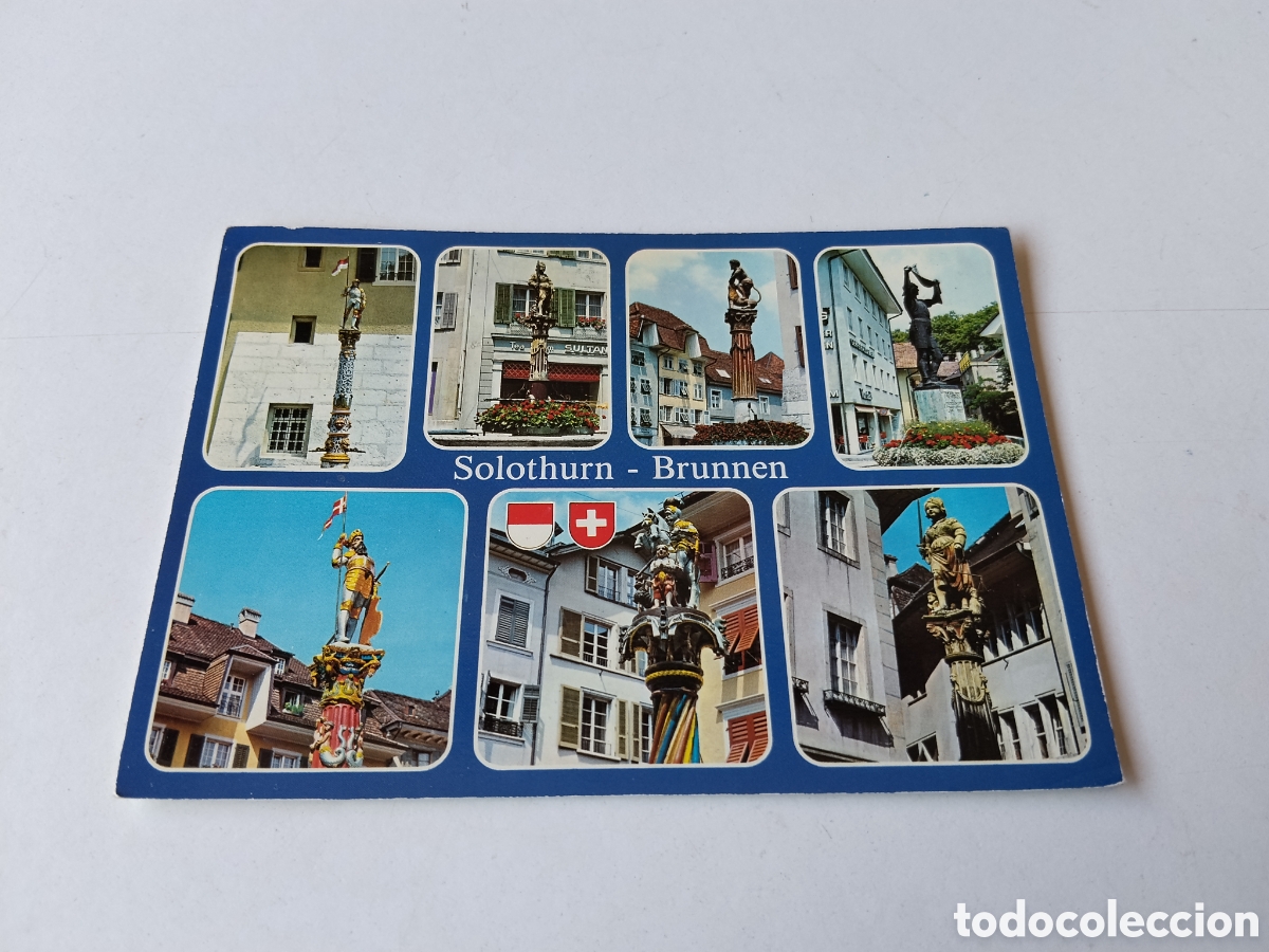 Postales: Postal solothurn,brunnen,fuentes