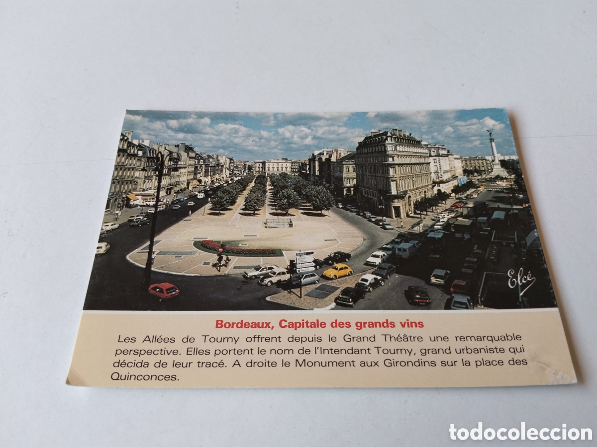 Postales: Postal Bordeaux capital de los grandes vinos