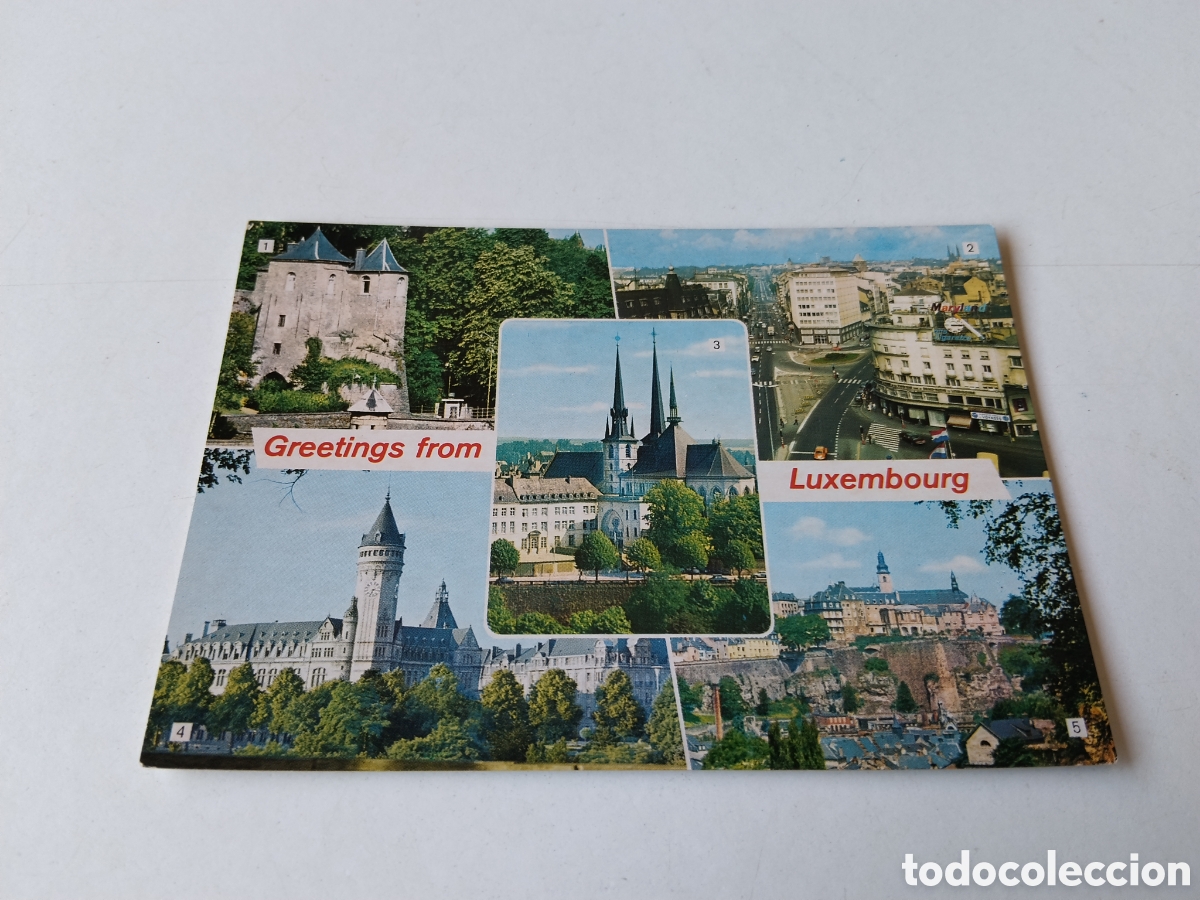 Postales: Postal Luxemburgo panor&aacute;mica