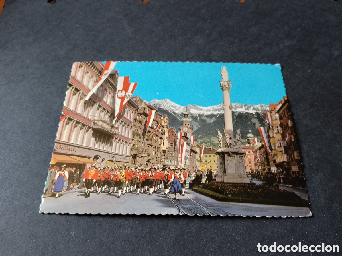 Postales: Postal innsbruck Mar&iacute;a Teresa,banda de m&uacute;sica