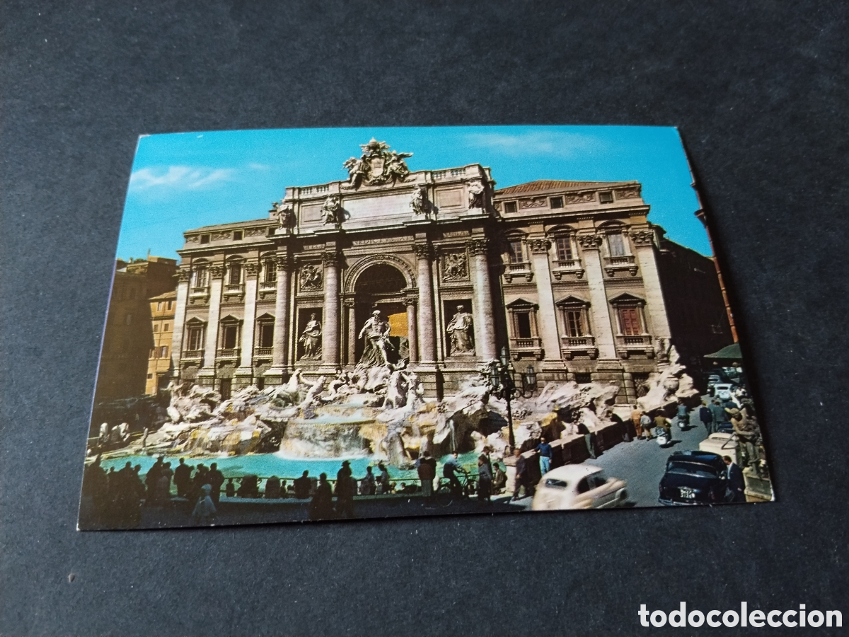 Postales: Postal Roma fuente de Trevi