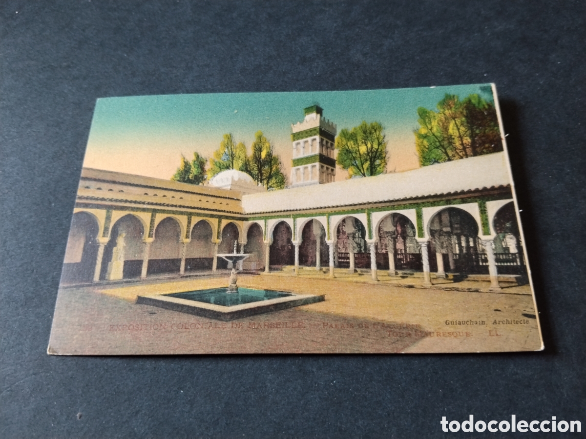 Postales: Postal exposici&oacute;n colonial de Marsella, Argelia