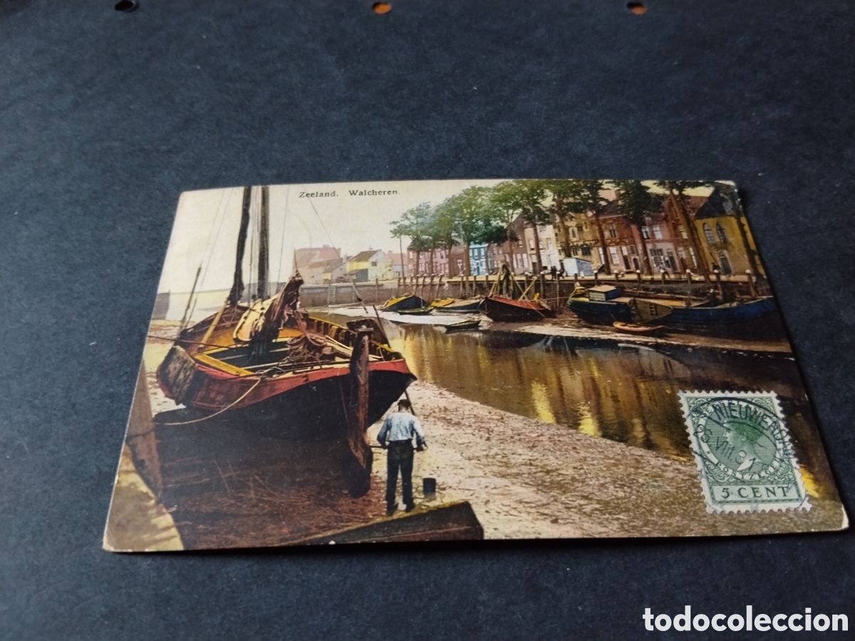 Postales: Postal antigua Zeeland,walcheren barcas