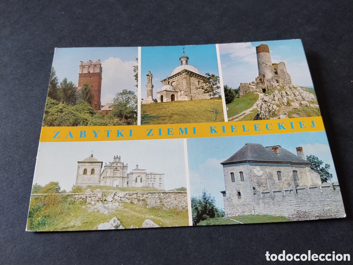 Postales: P&oacute;stal Zabytki ziemi kieleckiej, castillo