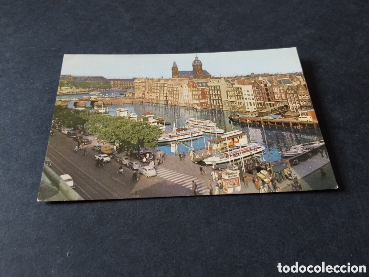 Postcards: Postal reederij plas Amsterdam