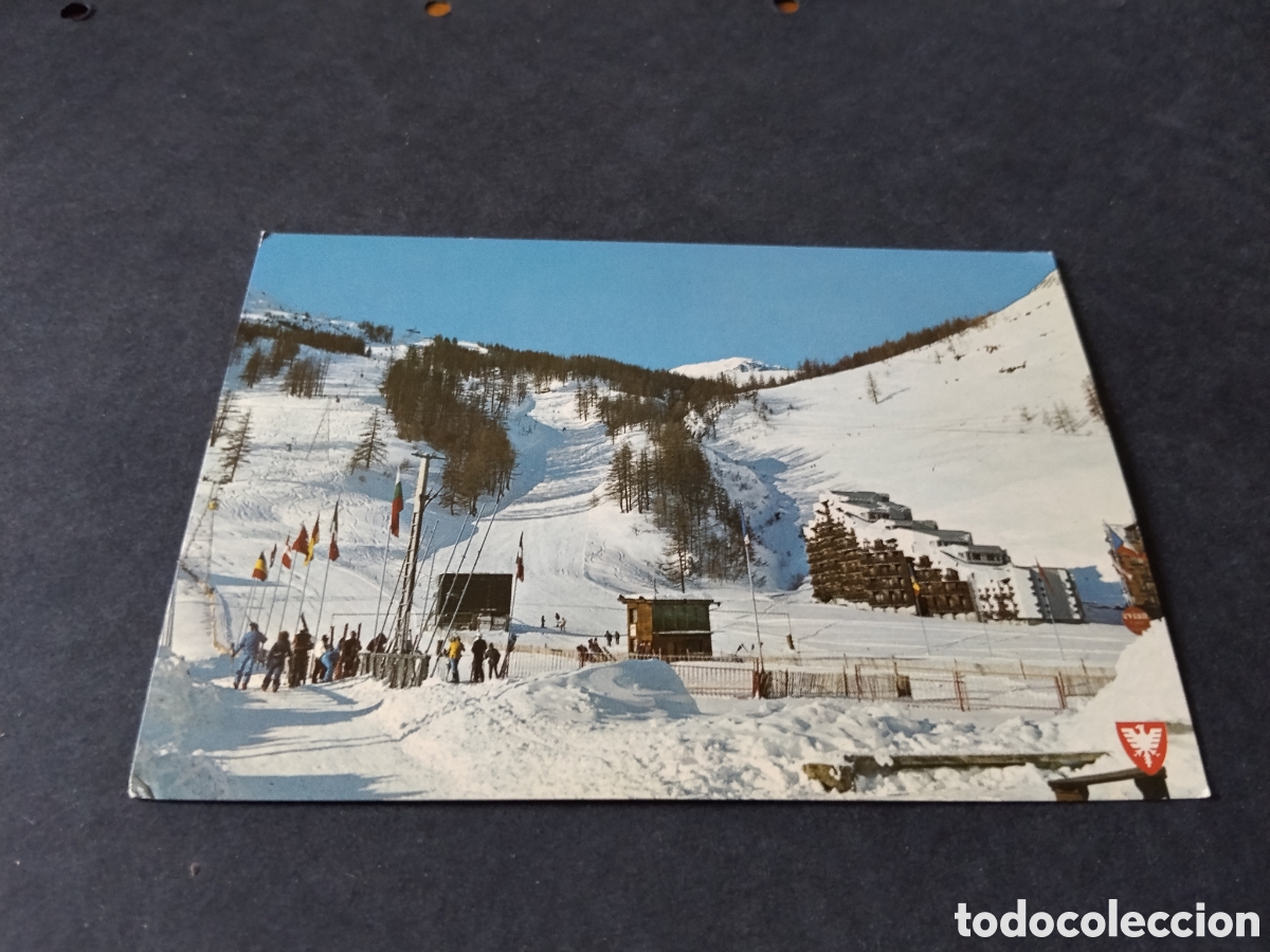 Postales: P&oacute;stal val d,isere pistas de esqu&iacute;