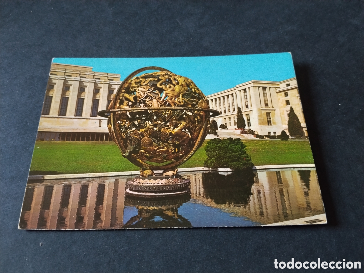 Postales: Postal Ginebra palacio de las Naciones