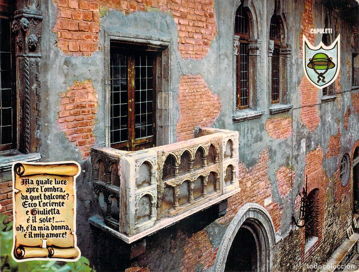 Postales: Postal de Verona Balc&oacute;n de Julieta Italia