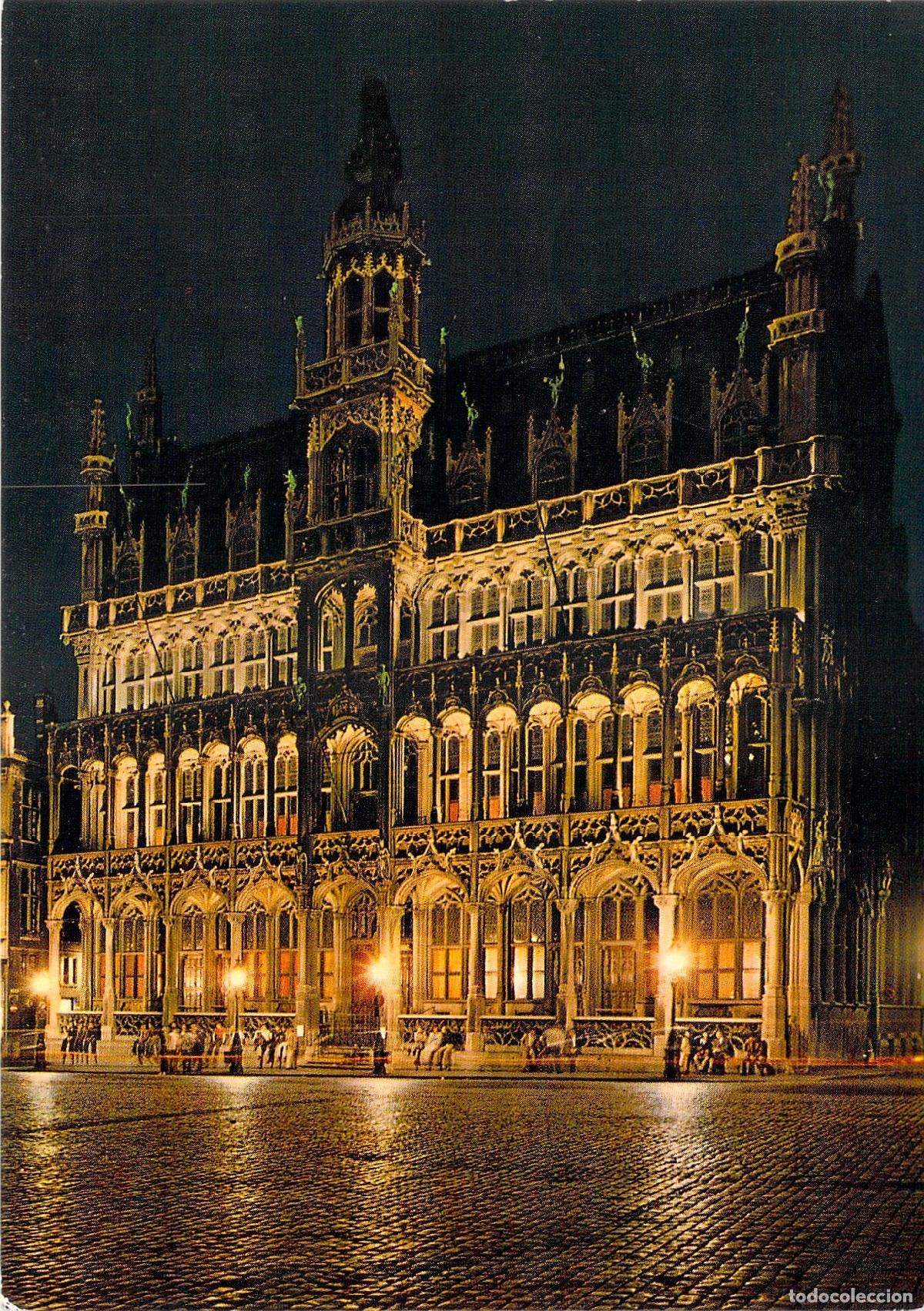 Postales: Postal de la Maison du Roi en Bruselas, B&eacute;lgica