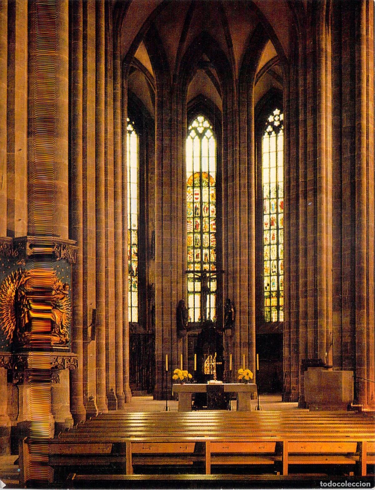 Postales: Postal de la Iglesia de San Sebaldo en N&uacute;remberg