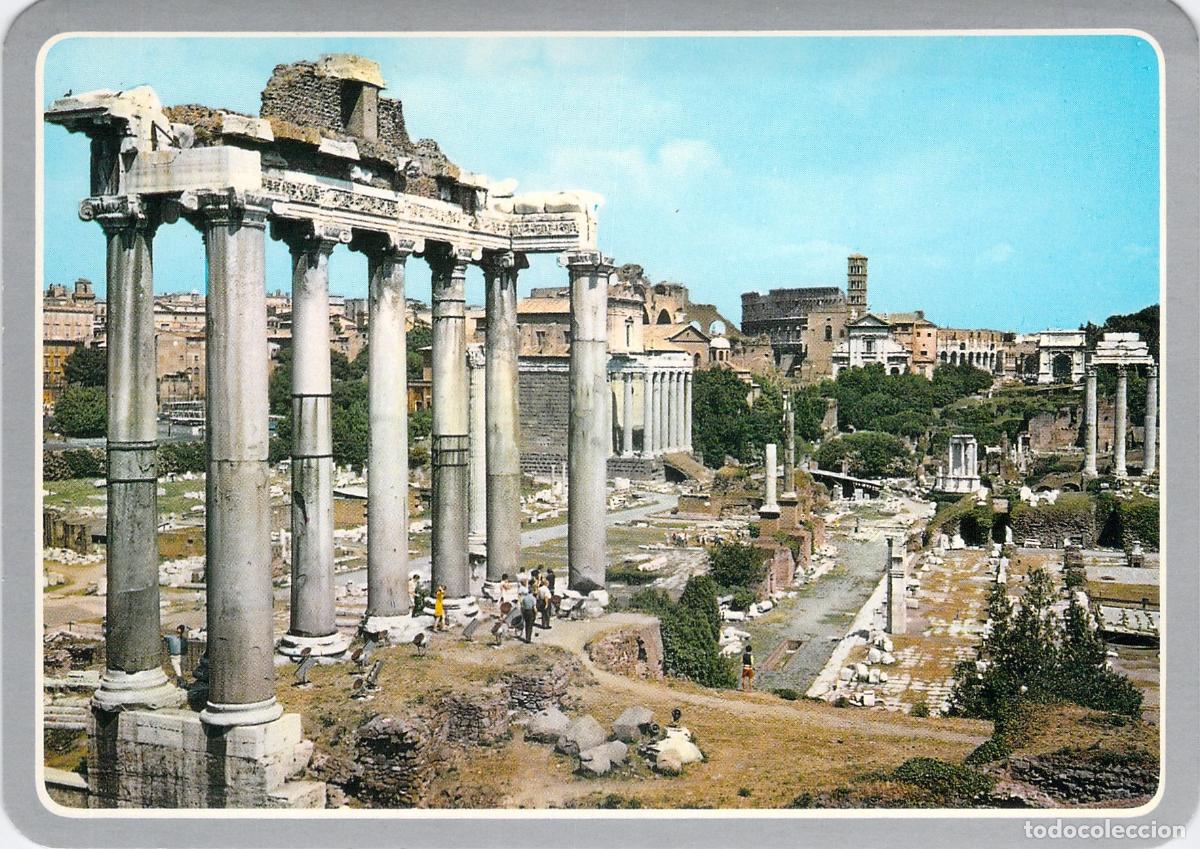 Postales: Postal del Foro Romano en Roma, Italia