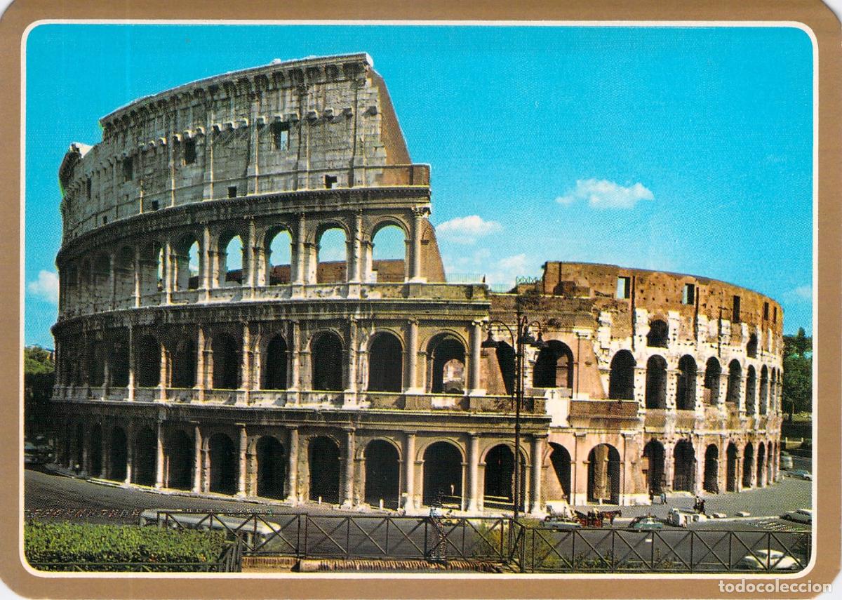 Postales: Postal del Coliseo de Roma Italia