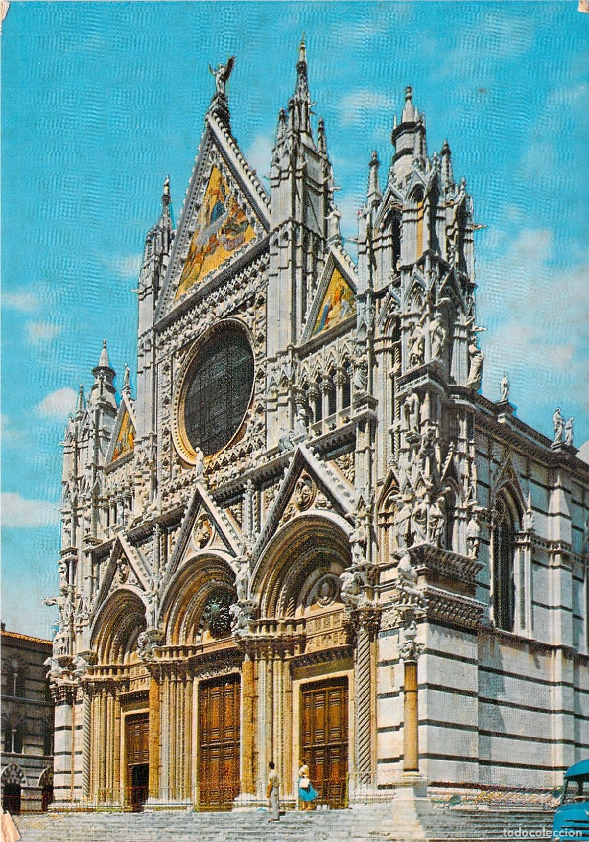Postales: Postal de la Fachada de la Catedral de Siena, Italia