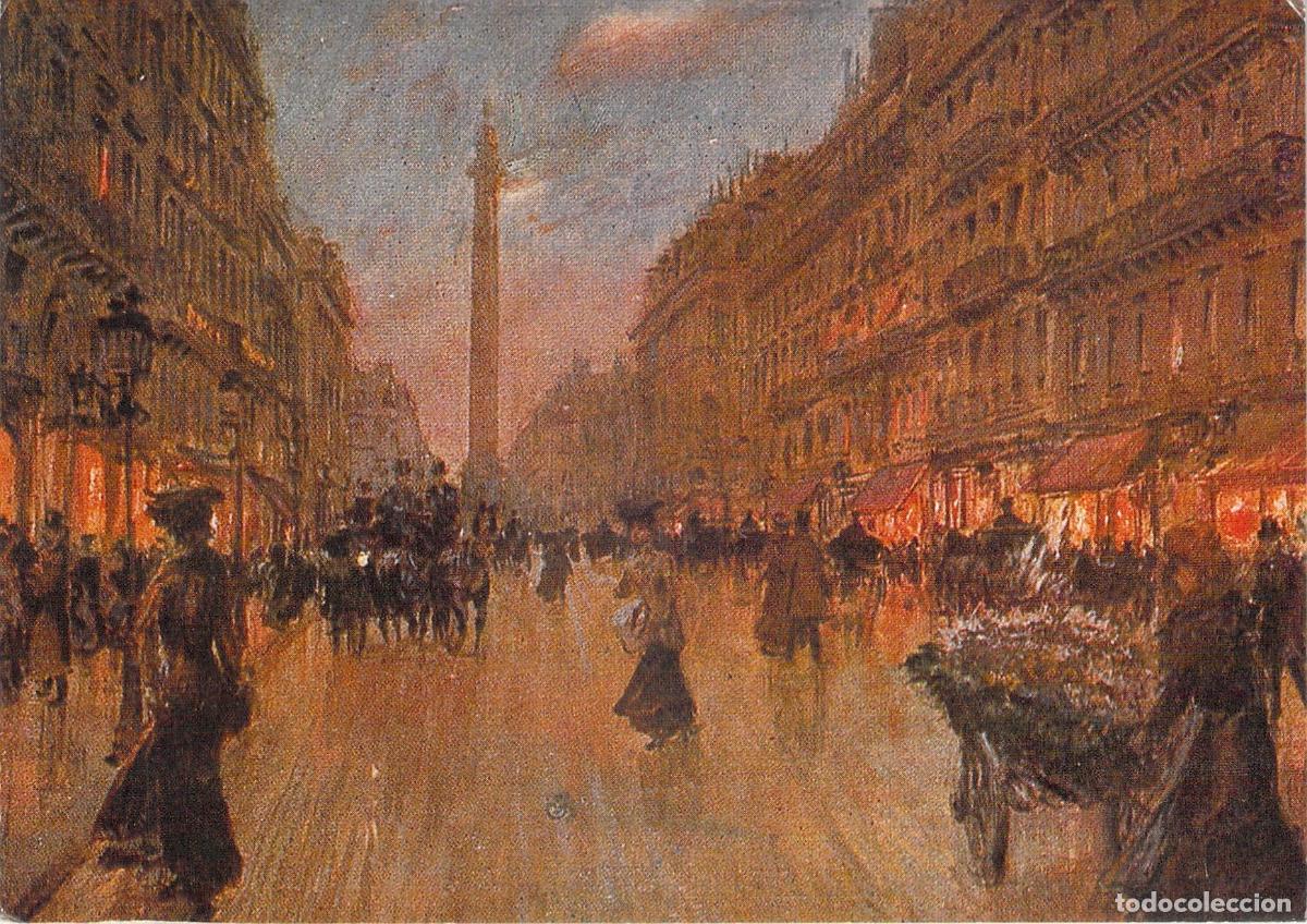 Postales: Postal de la Rue de la Paix en Paris