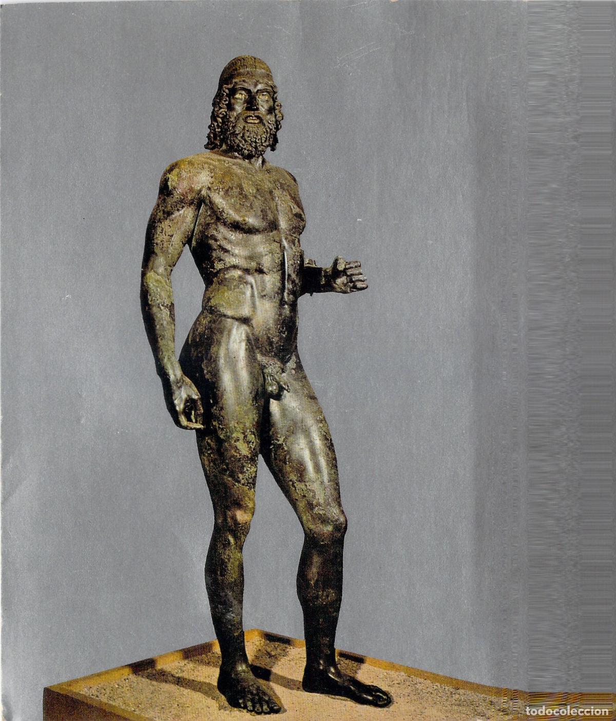 Postales: Postal de los Bronces de Riace Reggio Calabria Museo Nacional