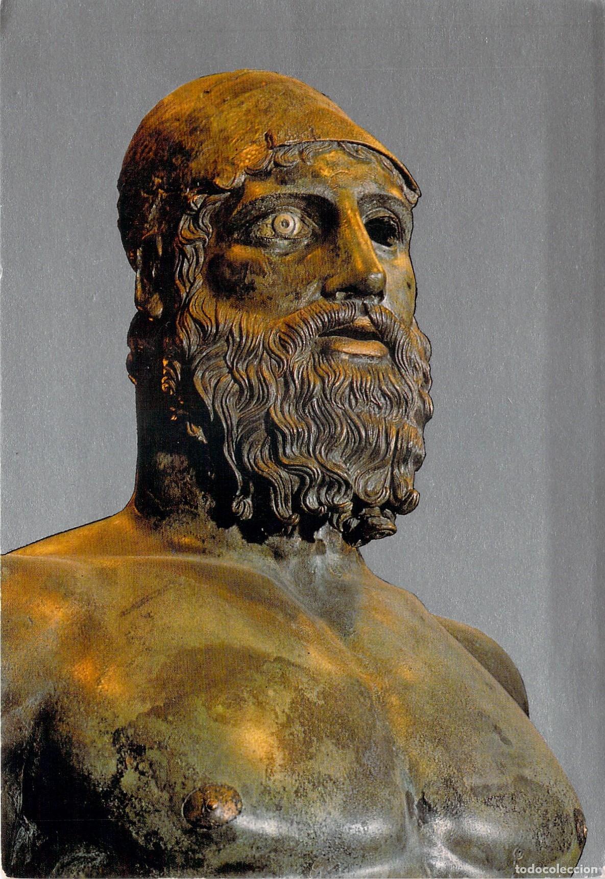 Postales: Postal de los Bronces de Riace en el Museo Nacional de Reggio Calabria