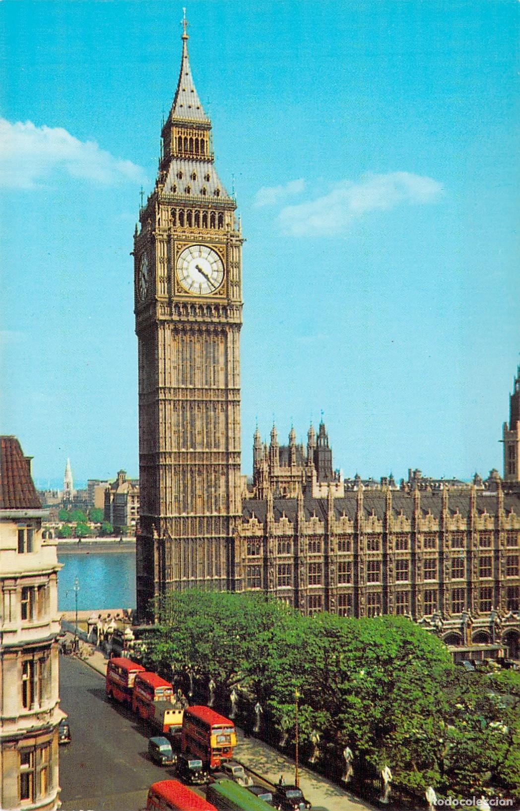 Postales: Postal de Big Ben y el Parlamento en Londres
