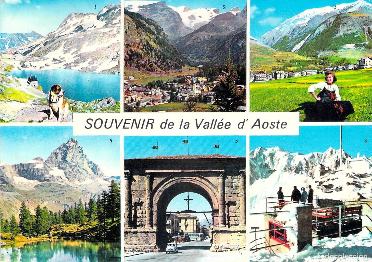 Postales: Postal de Aosta y Valle de Aosta Italia
