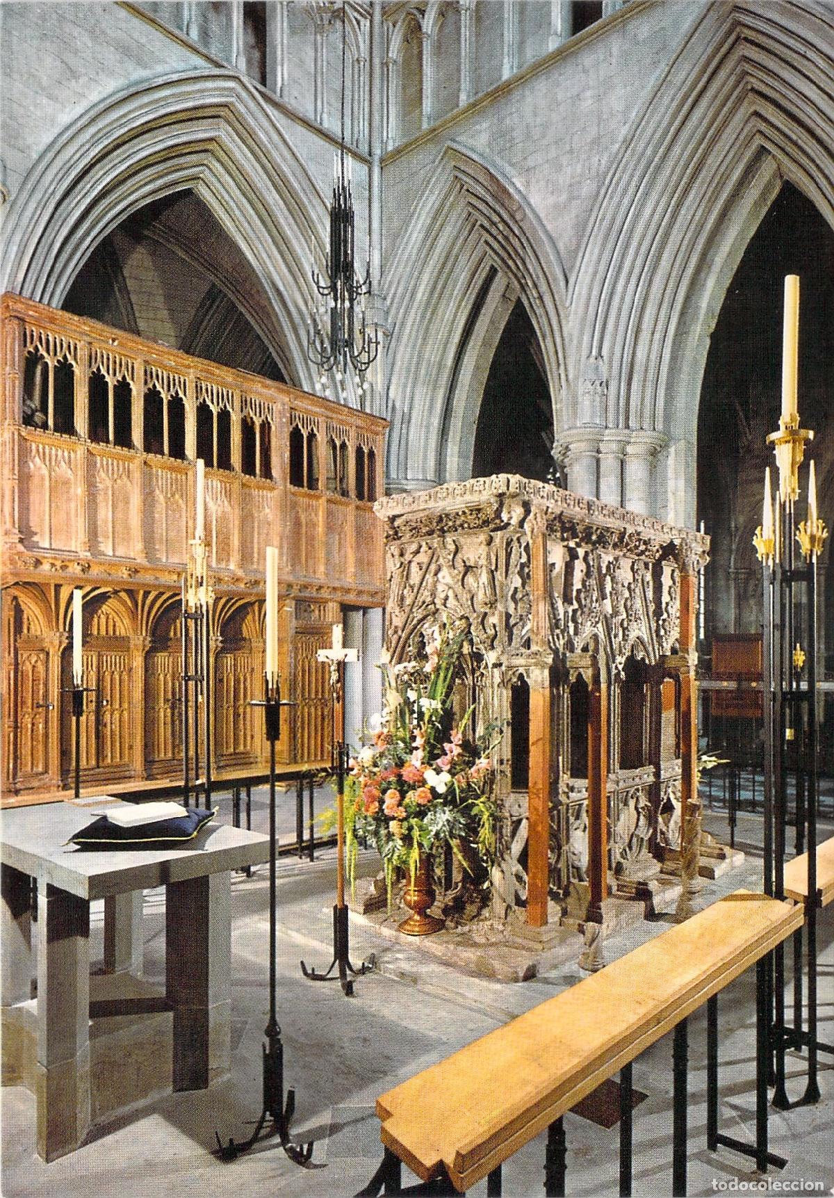 Postales: Postal de la Catedral y Abad&iacute;a de St. Albans
