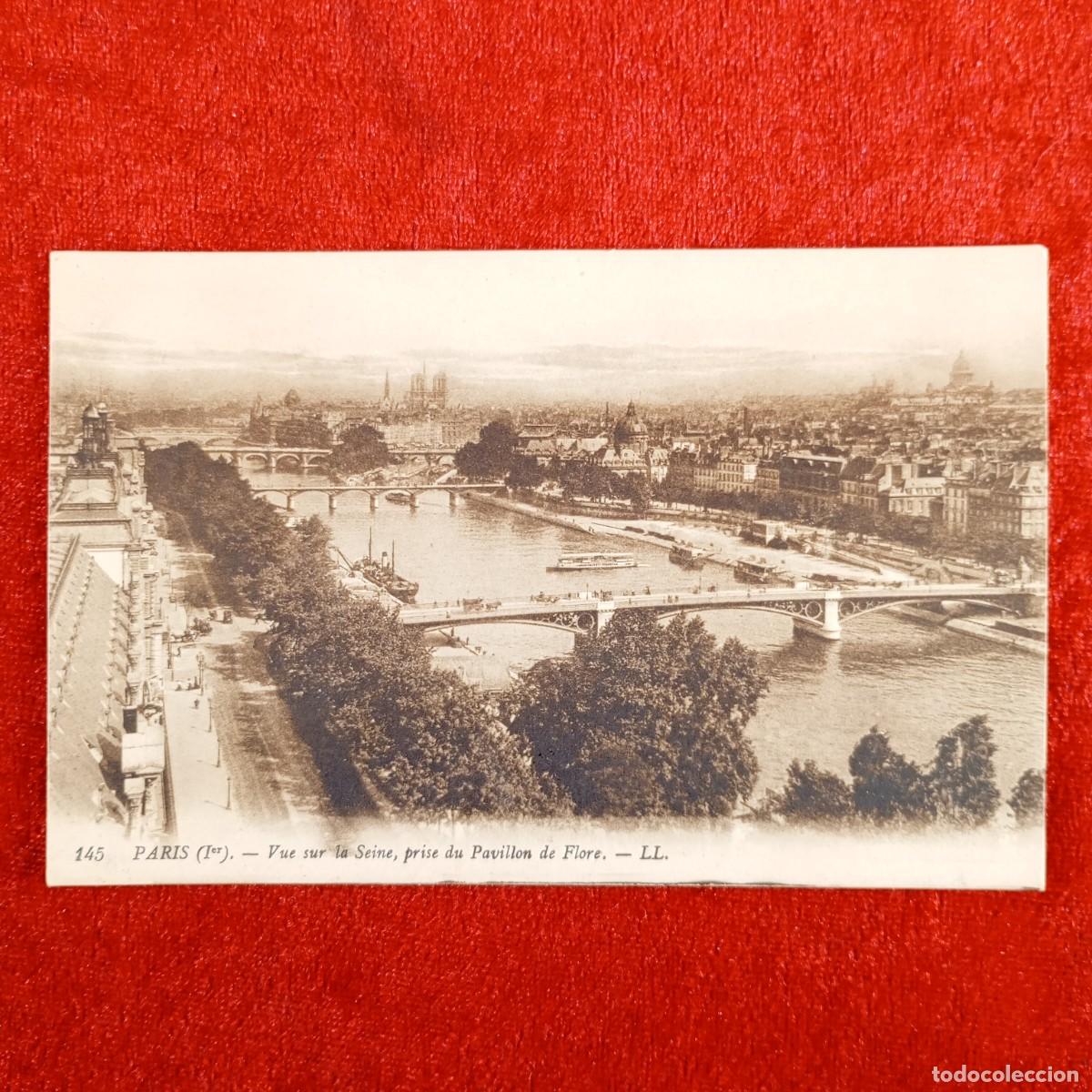 Postales: POSTAL - PARIS - 145 - VUE SUR LA SEINE, PRISE DU PAVILLON DE FLORE - LL - RAR&Iacute;SIMA / 792