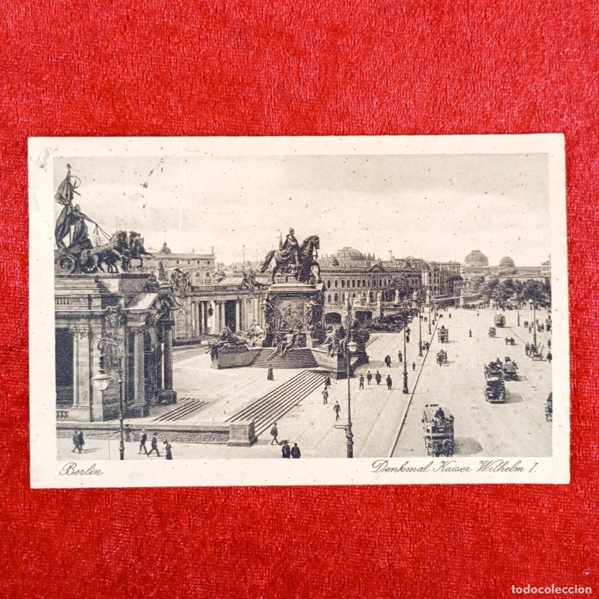 Postales: POSTAL - BERLIN - DENKMAL KAISER WILHELM I - RAR&Iacute;SIMA / 843