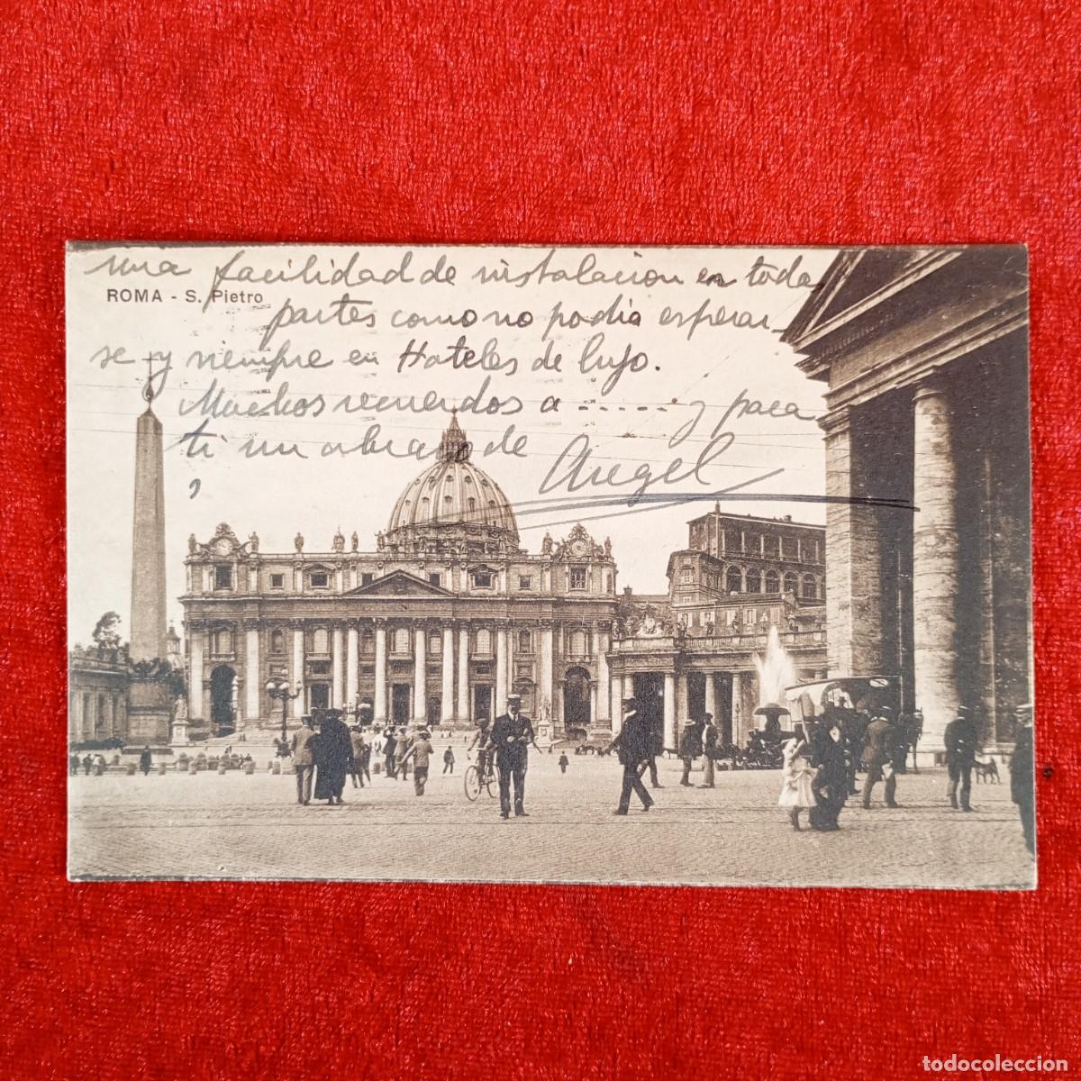 Postales: POSTAL - ROMA - SAN PIETRO - S. PIETRO - VATICAN - VATICANO - RAR&Iacute;SIMA / 852