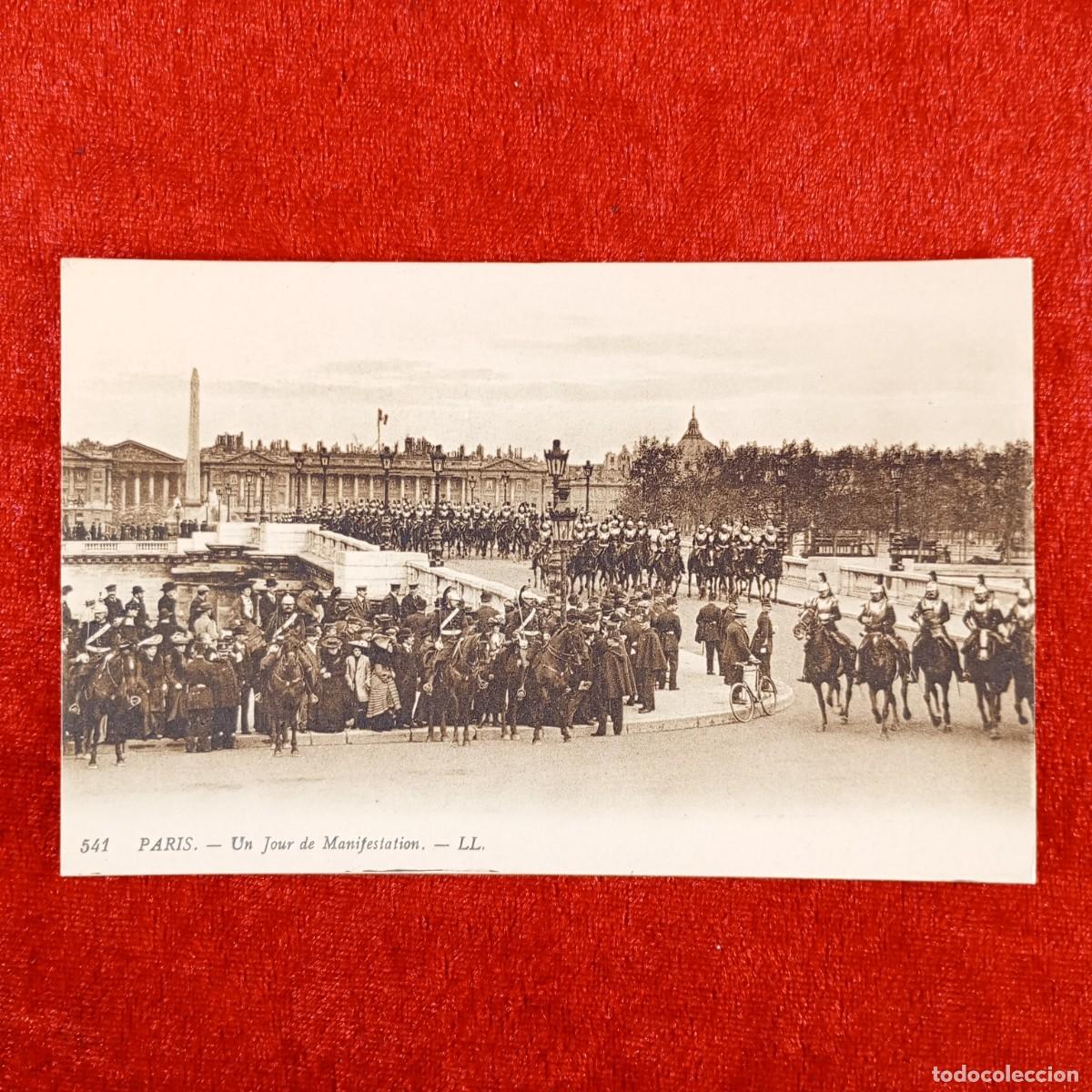 Postales: POSTAL - PARIS - UN JOUR DE MANIFESTATION - 541 - RAR&Iacute;SIMA / 866
