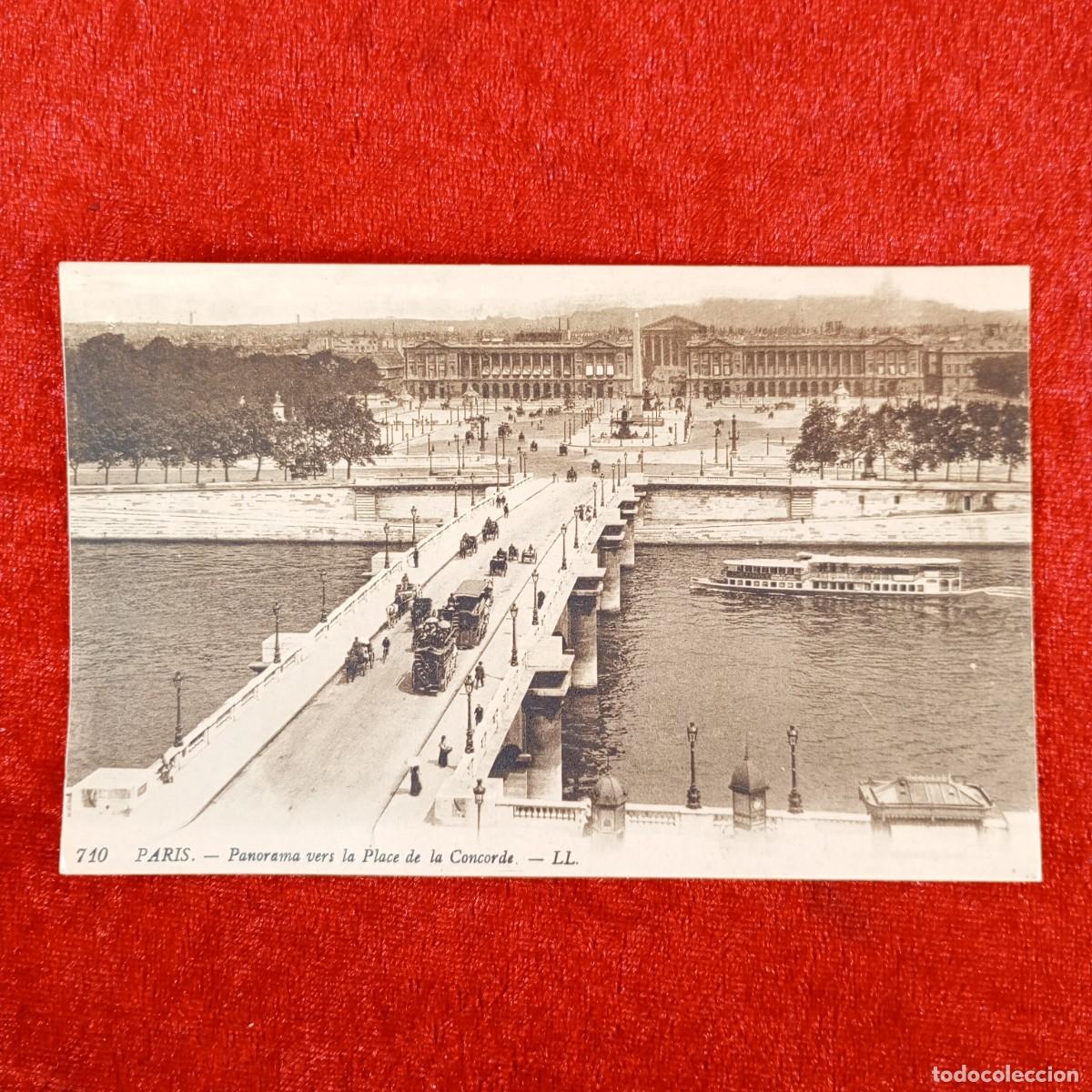 Postales: POSTAL - PARIS - PANORAMA VERS LA PLACE DE LA CONCORDE - 710 - RAR&Iacute;SIMA / 883