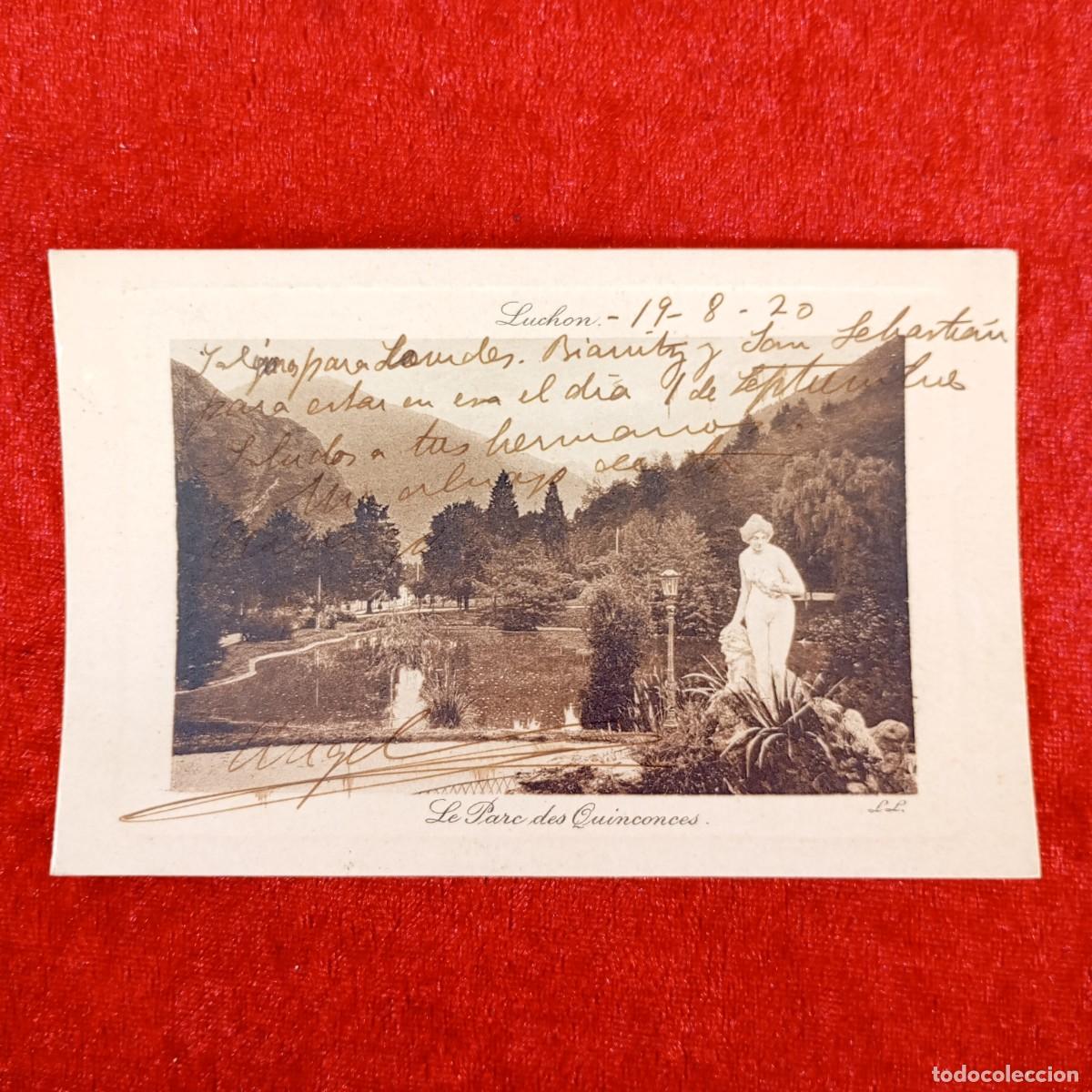 Postales: POSTAL - LUCHON - LE PARC DES QUINCONCES - RAR&Iacute;SIMA / 886