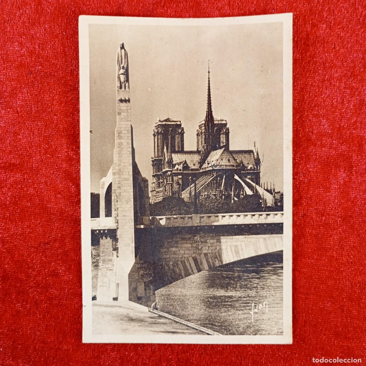 Postales: POSTAL - YVON - NOTRE DAME VUE DU PONT DE LA TOURNELLE - 31 - PARIS - RAR&Iacute;SIMA / 905
